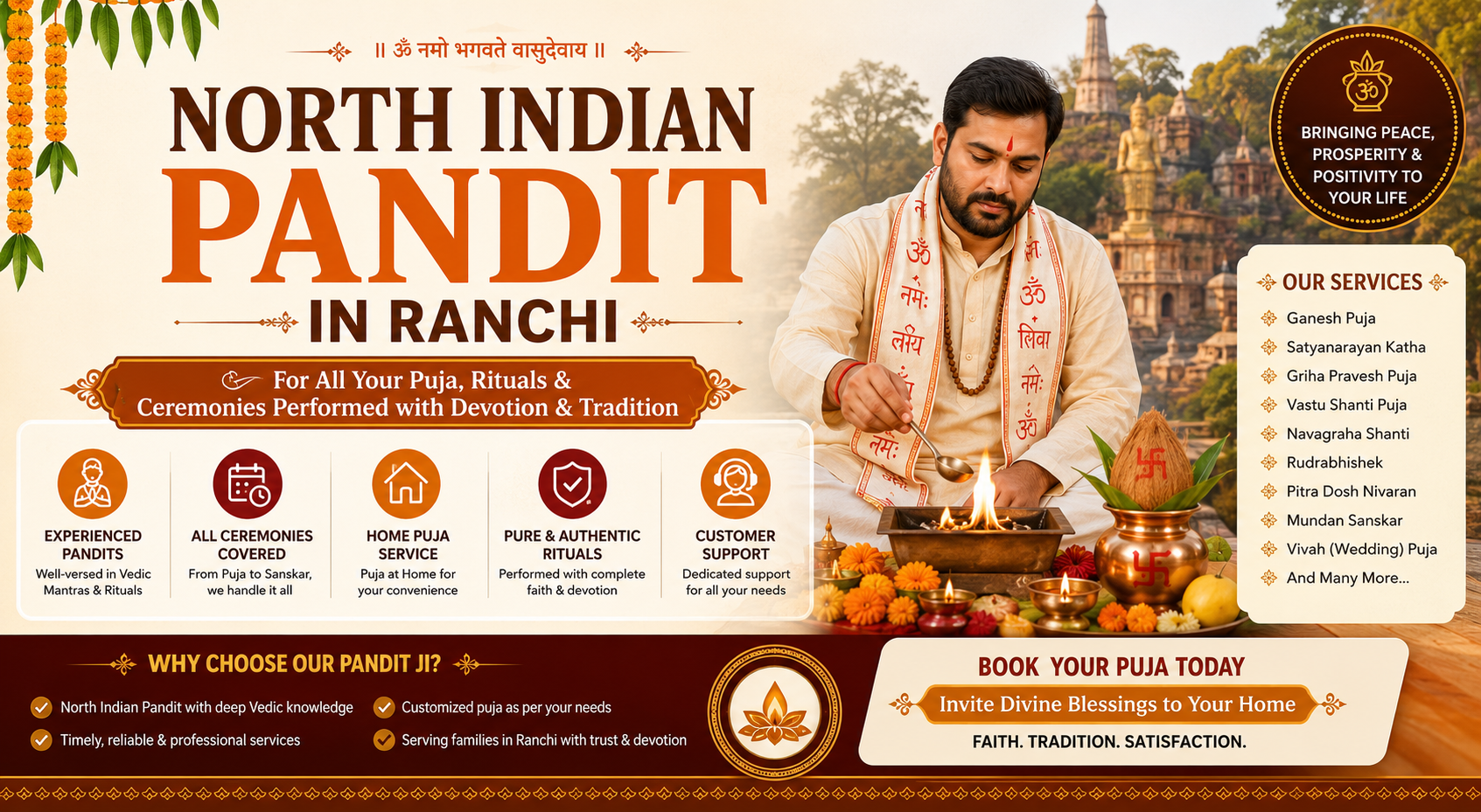 North Indian Pandit in Ranchi